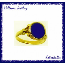 Ring Hellenic with Lapis RH32