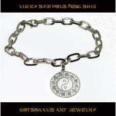 Bracelet Feng Shui lucky sympols 25mm