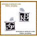 Cufflinks with Letters 