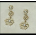 Snowflake Earrings Silver Classic