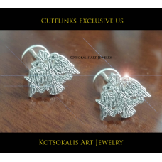 Cufflinks Greek Orthodox Jewelry Agiou Orous 20mm