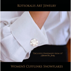 Cufflinks Woman Snowflake 