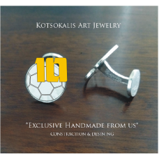 Cufflinks (design)  Soccer ball with Number 